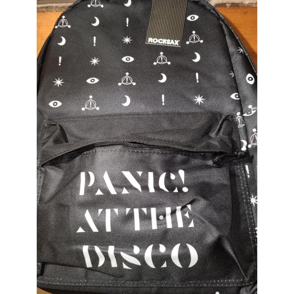 Rocksax Panic At The Disco Backpack - Death Of A Bachelor Lightweight Roomy NEW